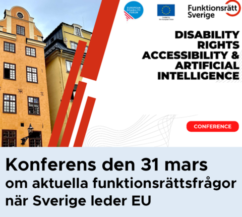 heldagskonferens om Funktionsrätt, tillgänglighet och artificiell intelligens i EU
